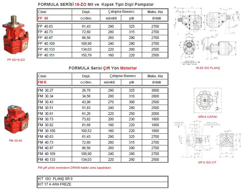 casappa formula seisi c29