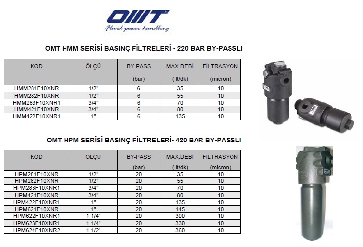 omt filitreler