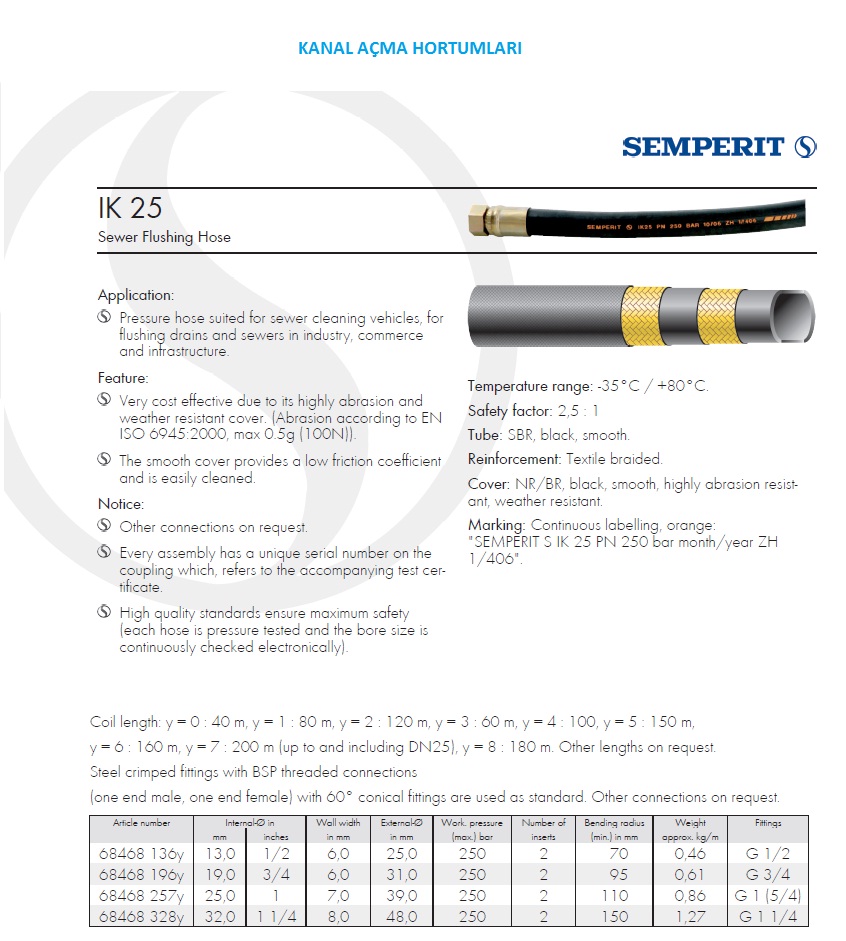 semperit hortumlar